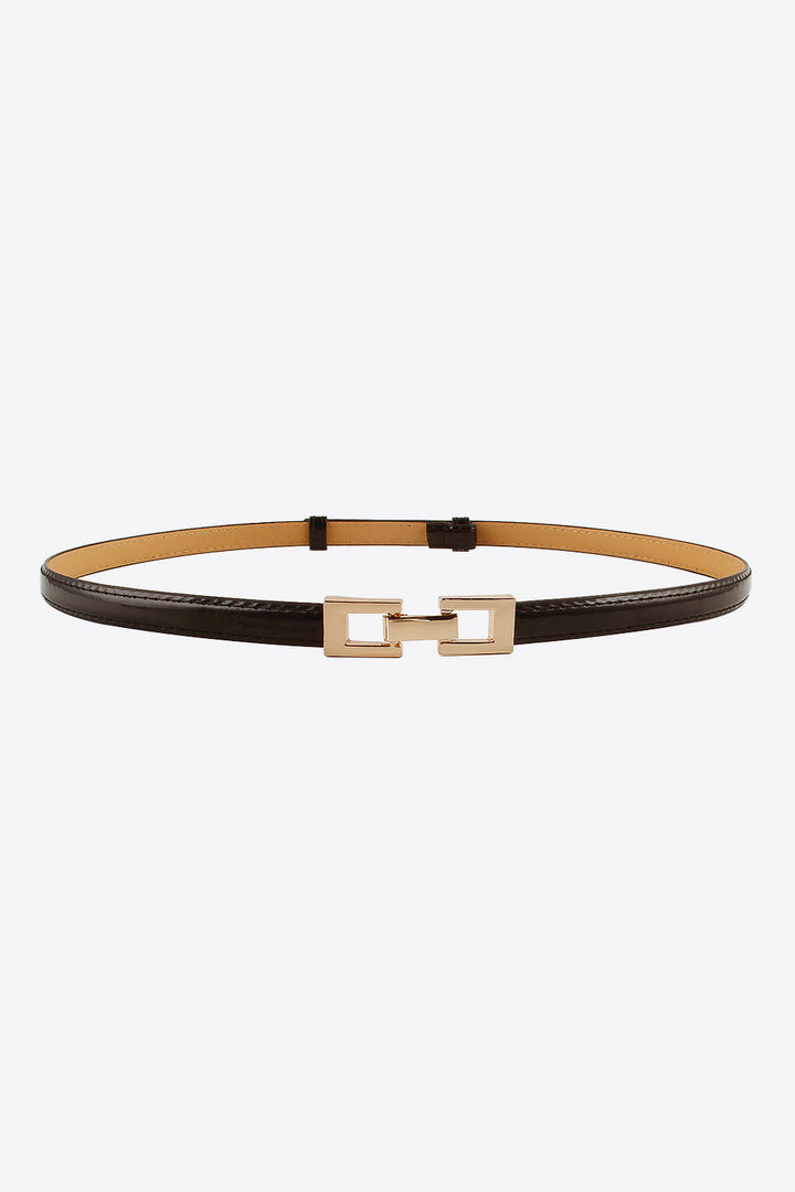 PU Skinny Belt 