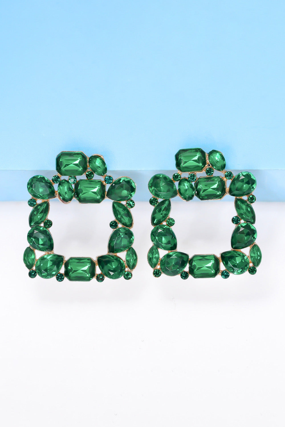 Geometrical Shape Zinc Alloy Dangle Earrings 