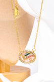 Stars in the Plate Pendant Copper Necklace 