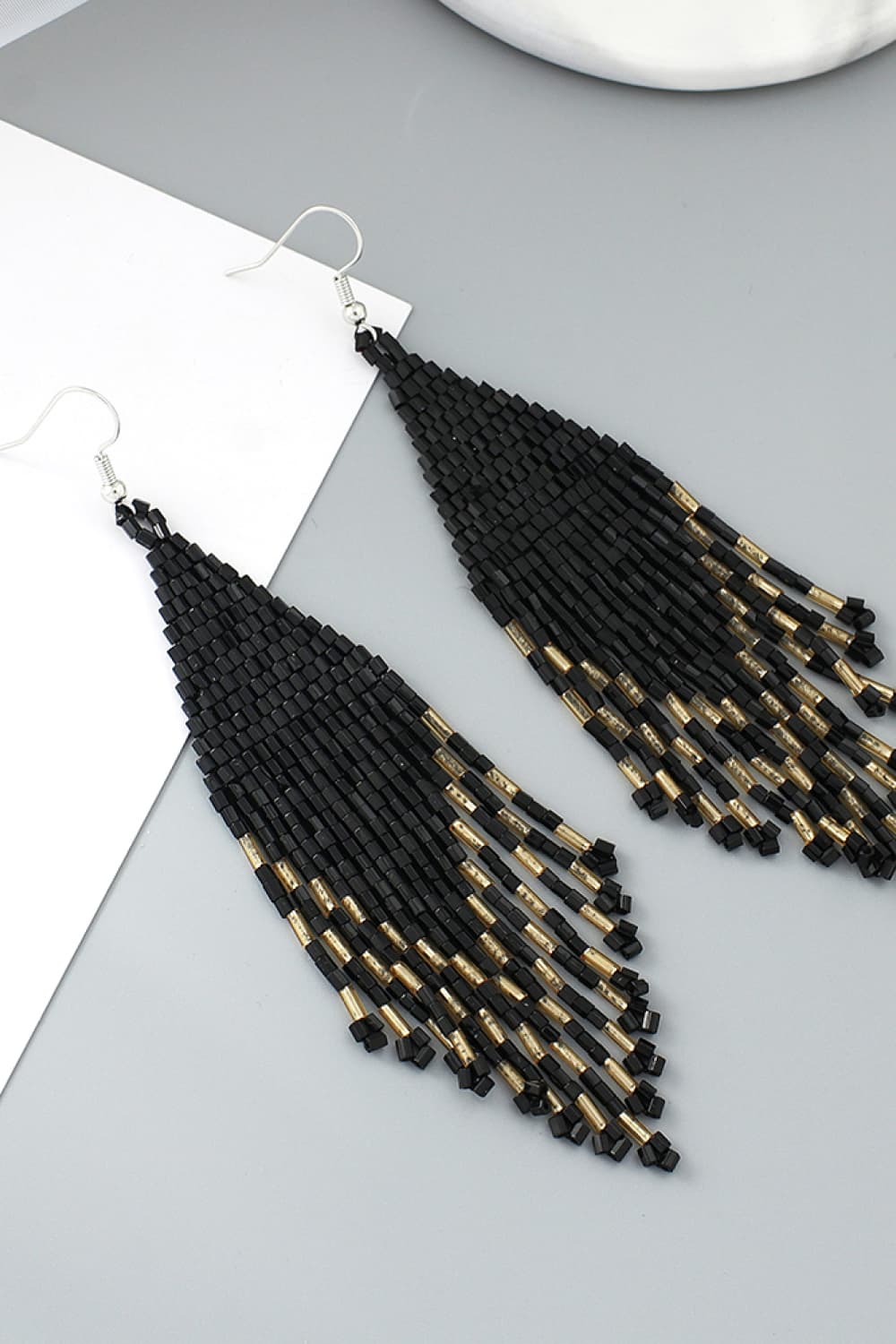 Beaded Dangle Earrings 