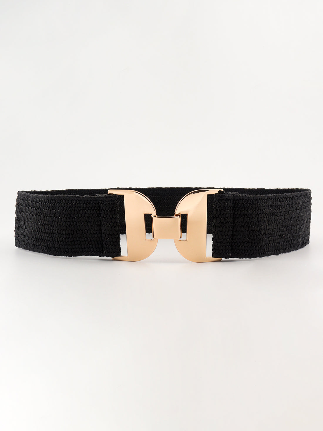 Alloy Buckle Elastic Belt 