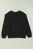 Plus Size Round Neck Long Sleeve Sweatshirt 
