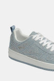 Forever Link Rhinestone Platform Flat Sneakers 