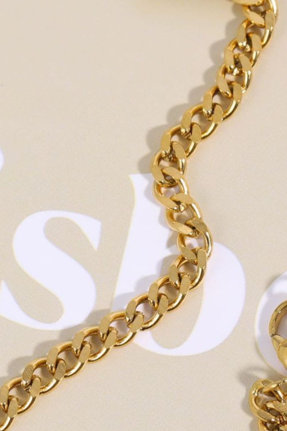 Inlaid Zircon Stainless Steel Necklace 