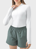 Millennia Zip Up Hooded Long Sleeve Active Outerwear 