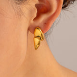 Geometric Stainless Steel Earrings 