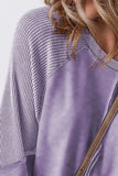 Exposed Seam Long Sleeve Sweatshirt 