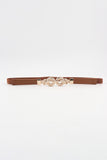 Zinc Alloy Buckle PU Leather Belt 
