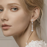 4 Carat Moissanite 925 Sterling Silver Earrings 