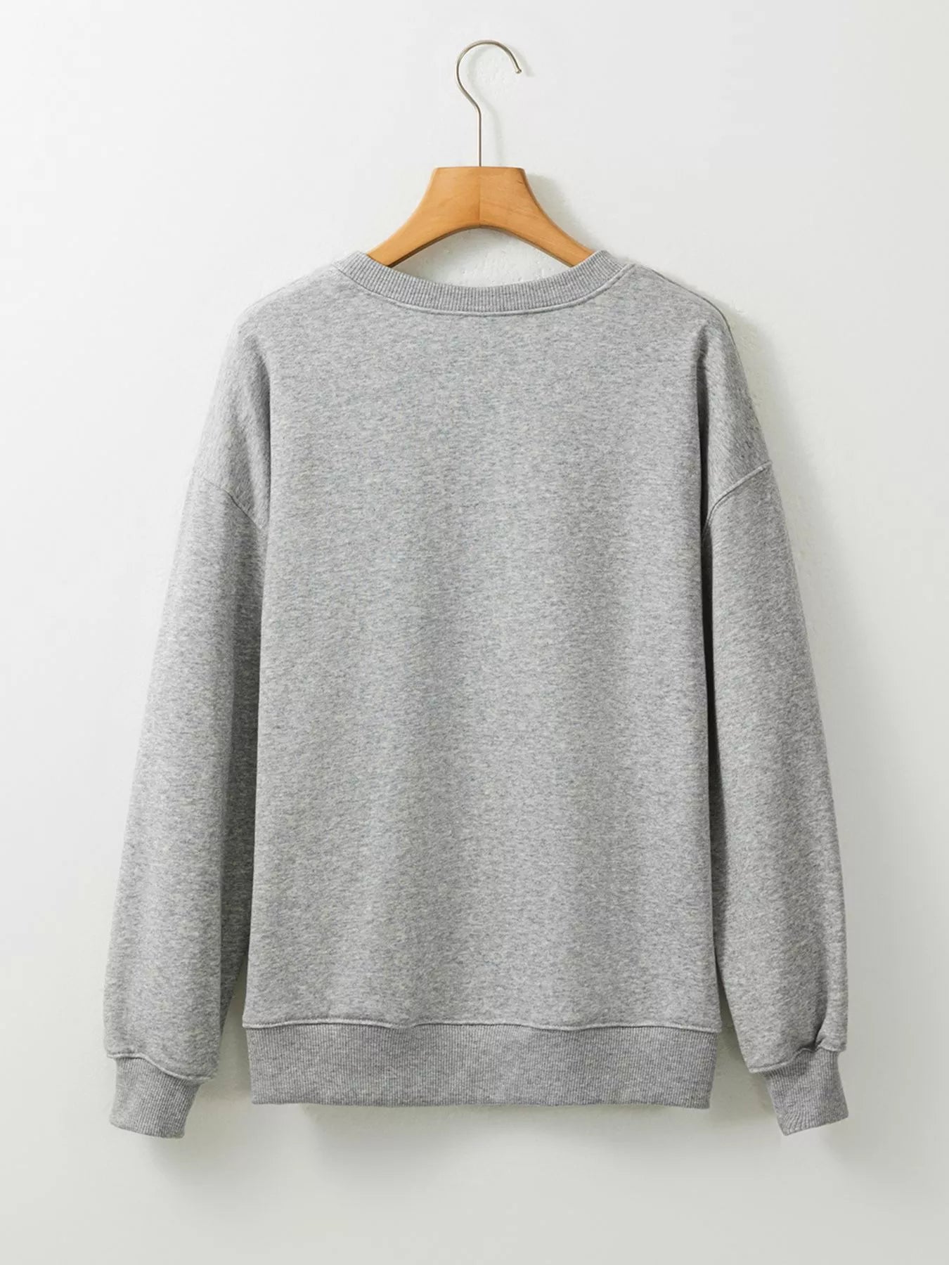 Halloween Spooky Ghost Sequin Sweatshirt 