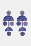 Geometrical Shape Acrylic Dangle Earrings 
