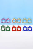 Geometrical Shape Zinc Alloy Dangle Earrings 
