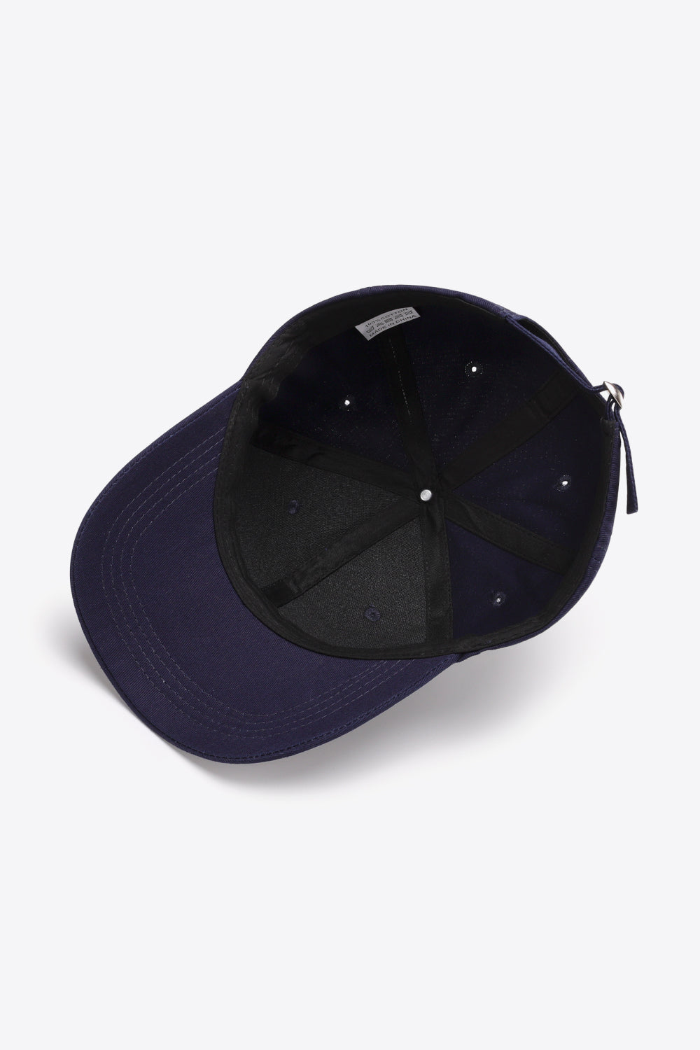 Plain Adjustable Cotton Baseball Cap 
