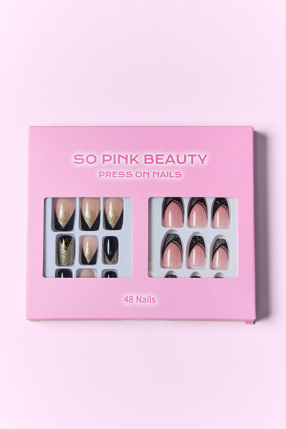 SO PINK BEAUTY Press On Nails 2 Packs 