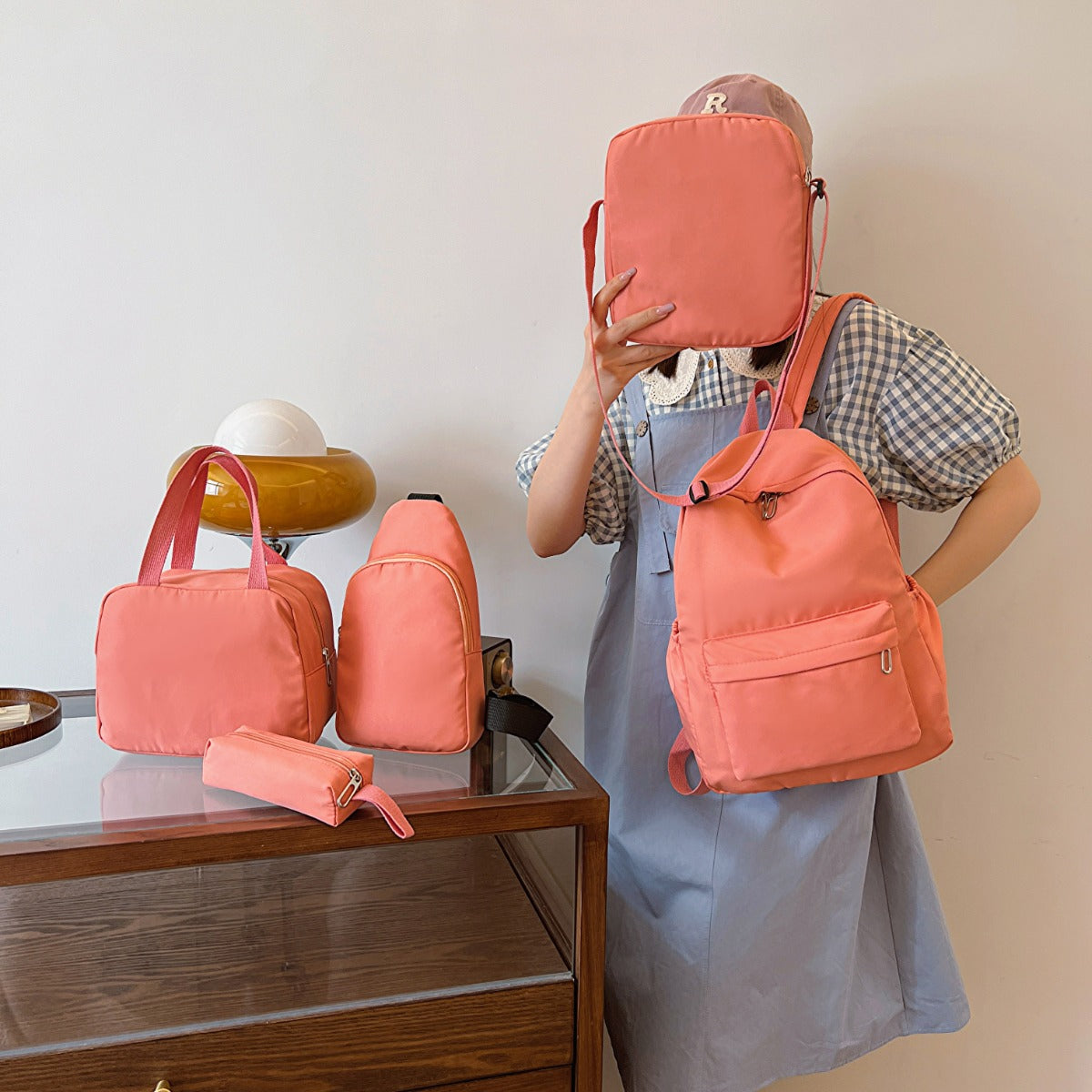 Cloth 5 Piece Bag Set 