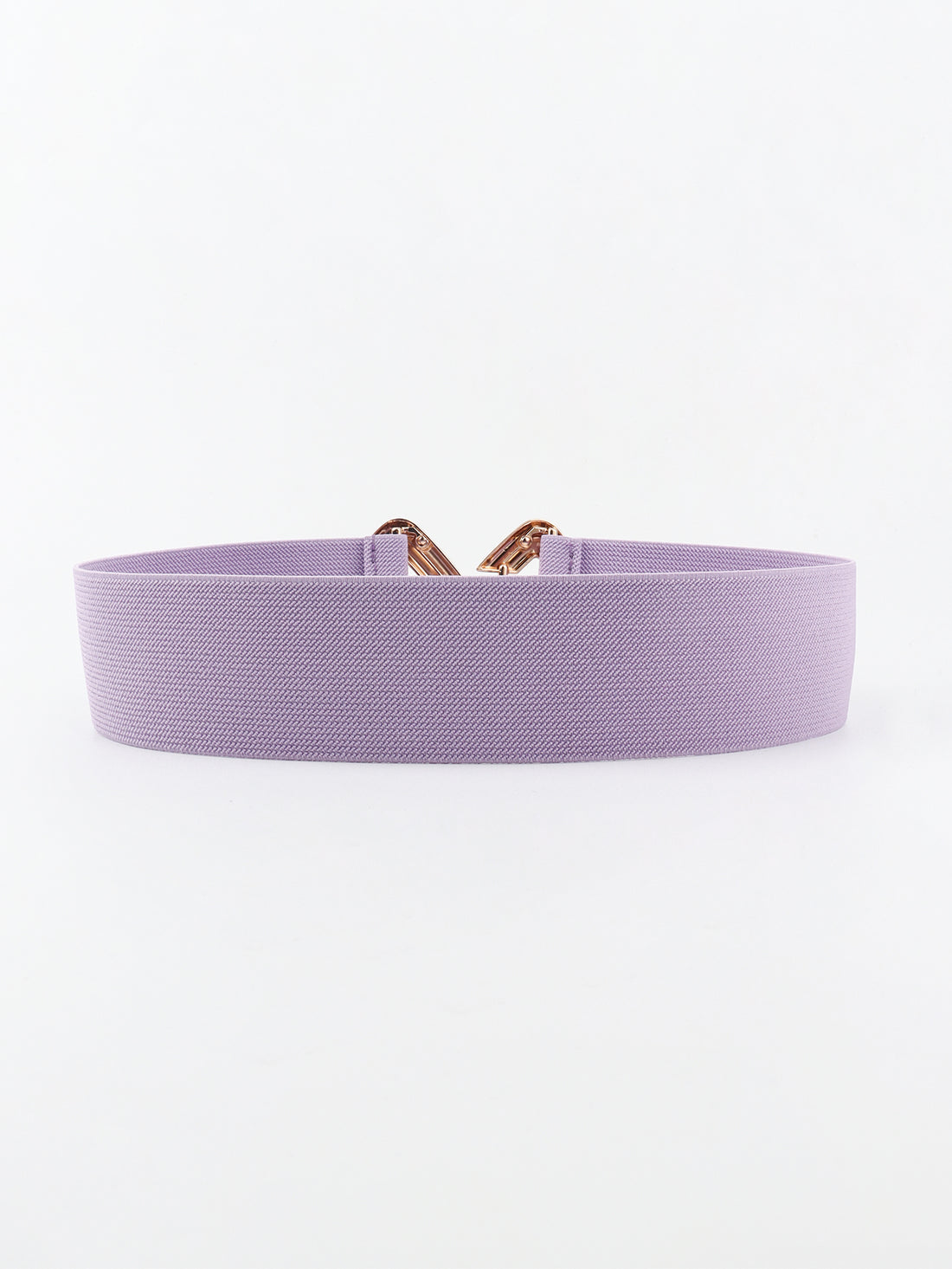 Geometric Buckle Elastic Wide Belt 