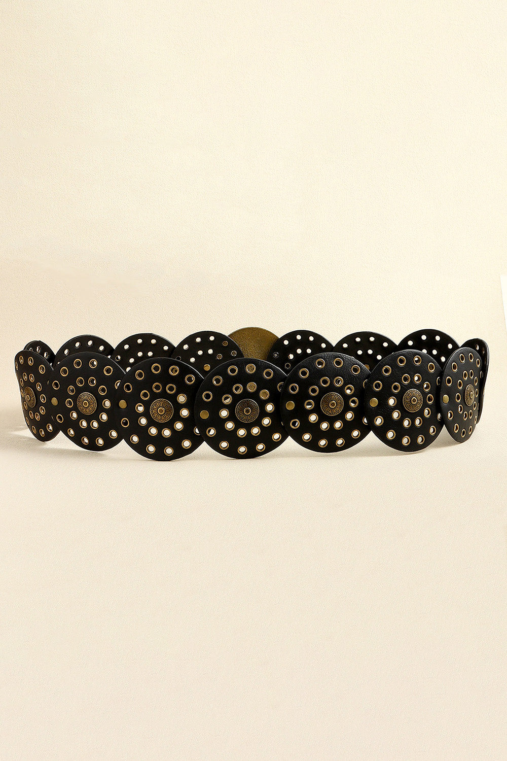 Vintage PU Leather Wide Belt 