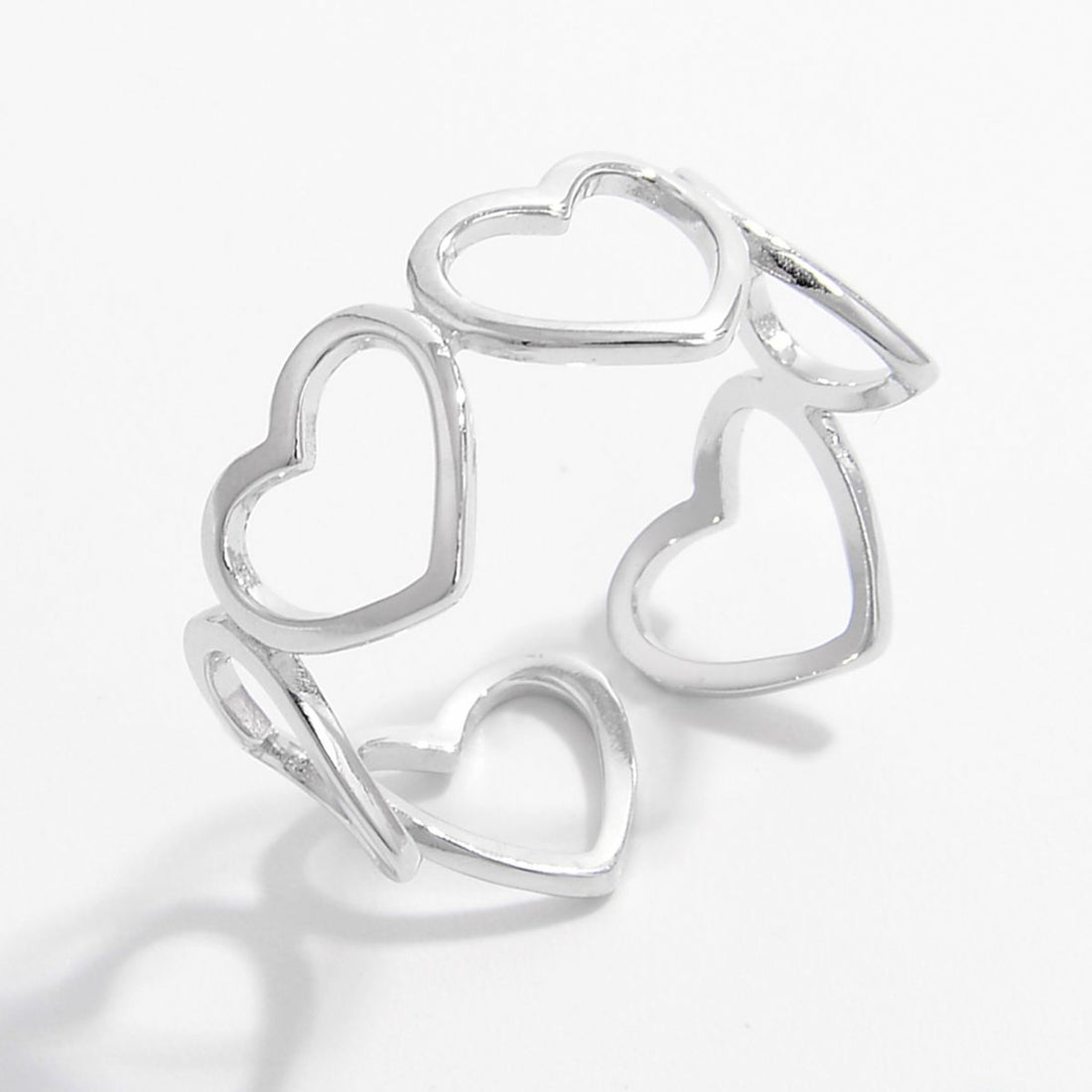925 Sterling Silver Heart Ring 