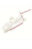 Black Bow Decor Large Hair Claw Clip Accessories/Headwear