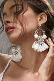 Tassel Detail Dangle Earrings 