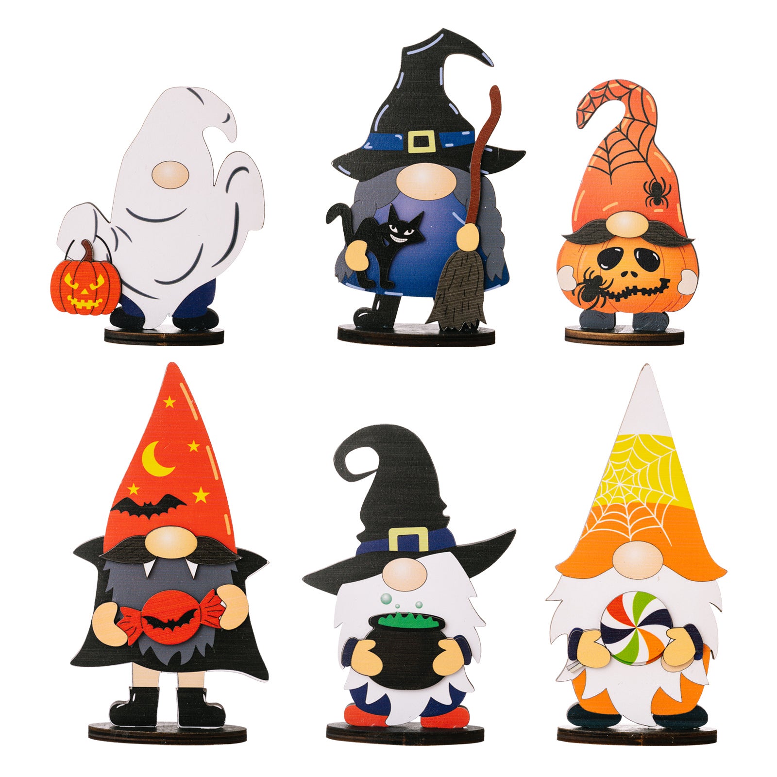 Assorted 2-Piece Halloween Element Ornaments 
