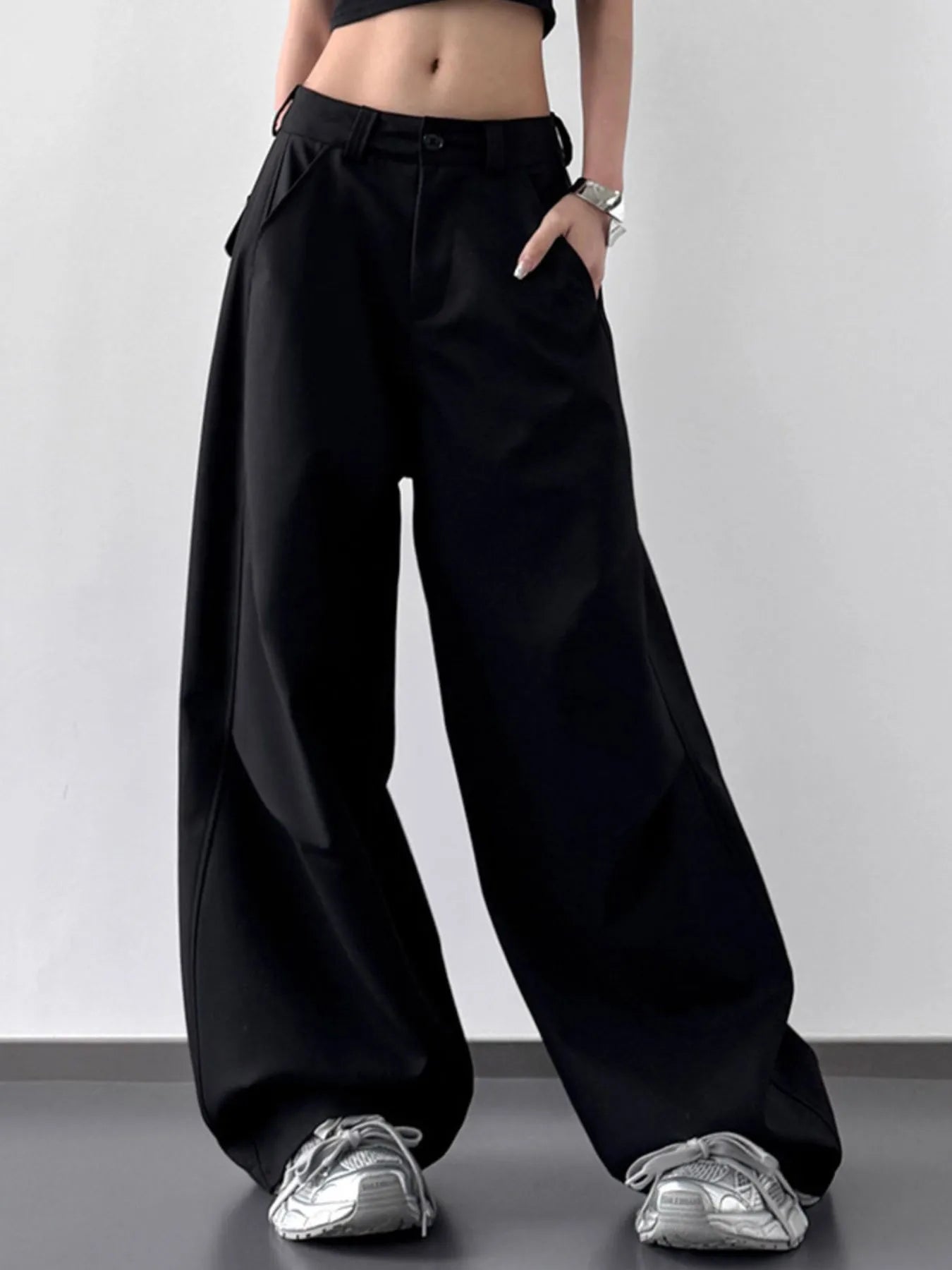 High Waisted Wide Leg Pants 