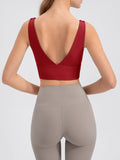 Scoop Neck Wide Strap Active Tank 