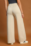 Umgee Full Size Drawstring Wide Leg Pants with Pockets 