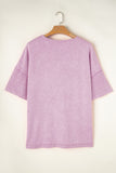 Plus Size Round Neck Half Sleeve T-Shirt 