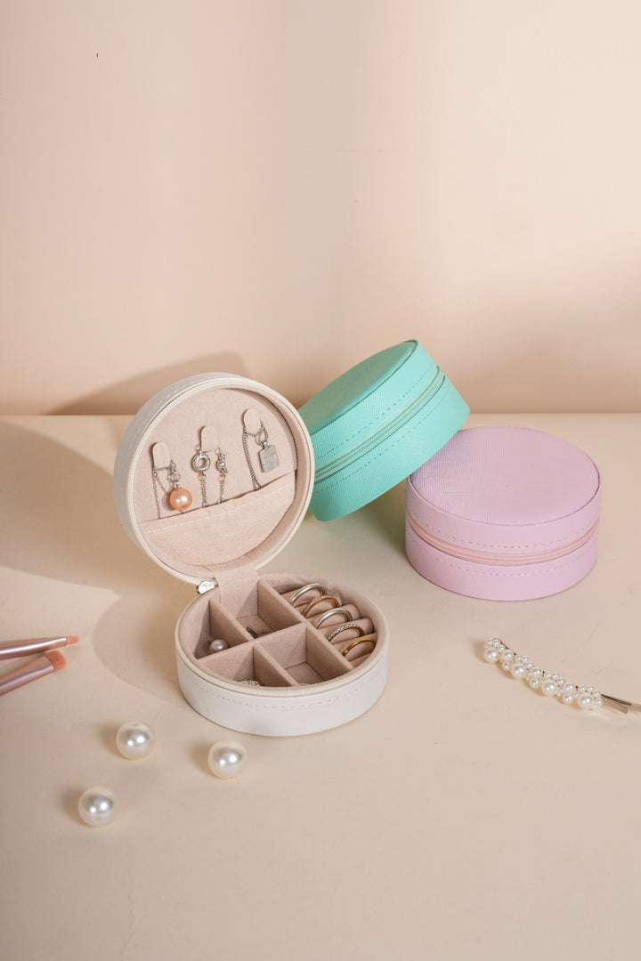 PU Leather Jewelry Storage Box 