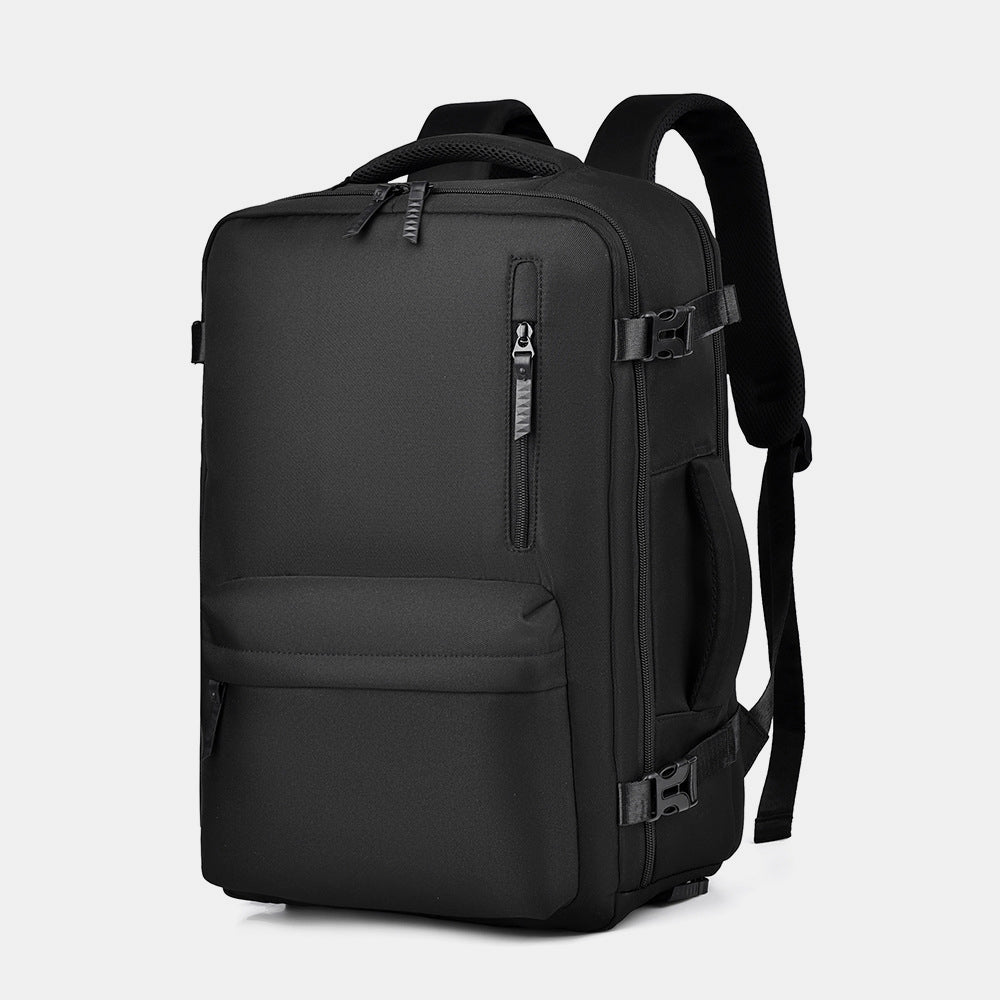 Oxford Cloth Side Pockets Backpack Bag with Handles 