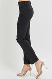 RISEN Full Size High Rise Wide Waistband Ankle Bootcut Jeans 