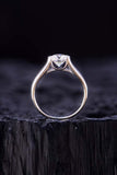 1.5 Carat Moissanite 925 Sterling Silver Ring 