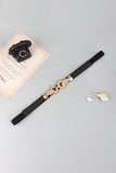 Zinc Alloy Buckle PU Leather Belt 