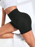 High Waist Active Shorts 