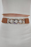 Chain Detail Elastic Belt 