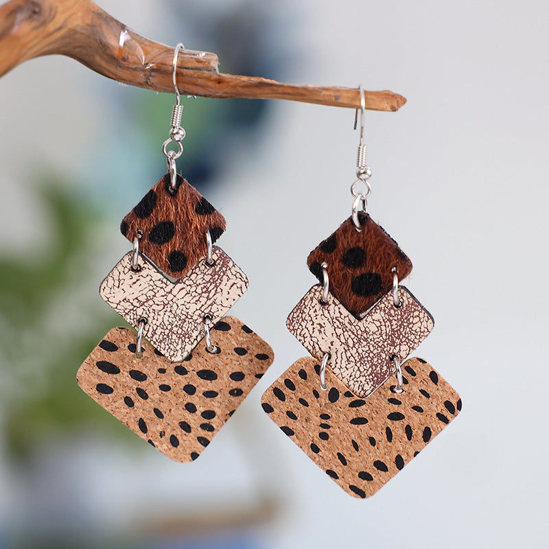 Alloy Drop Earrings 