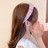 Acrylic Contrast Wide Headband 