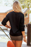 Ghost Round Neck Long Sleeve Sweatshirt 