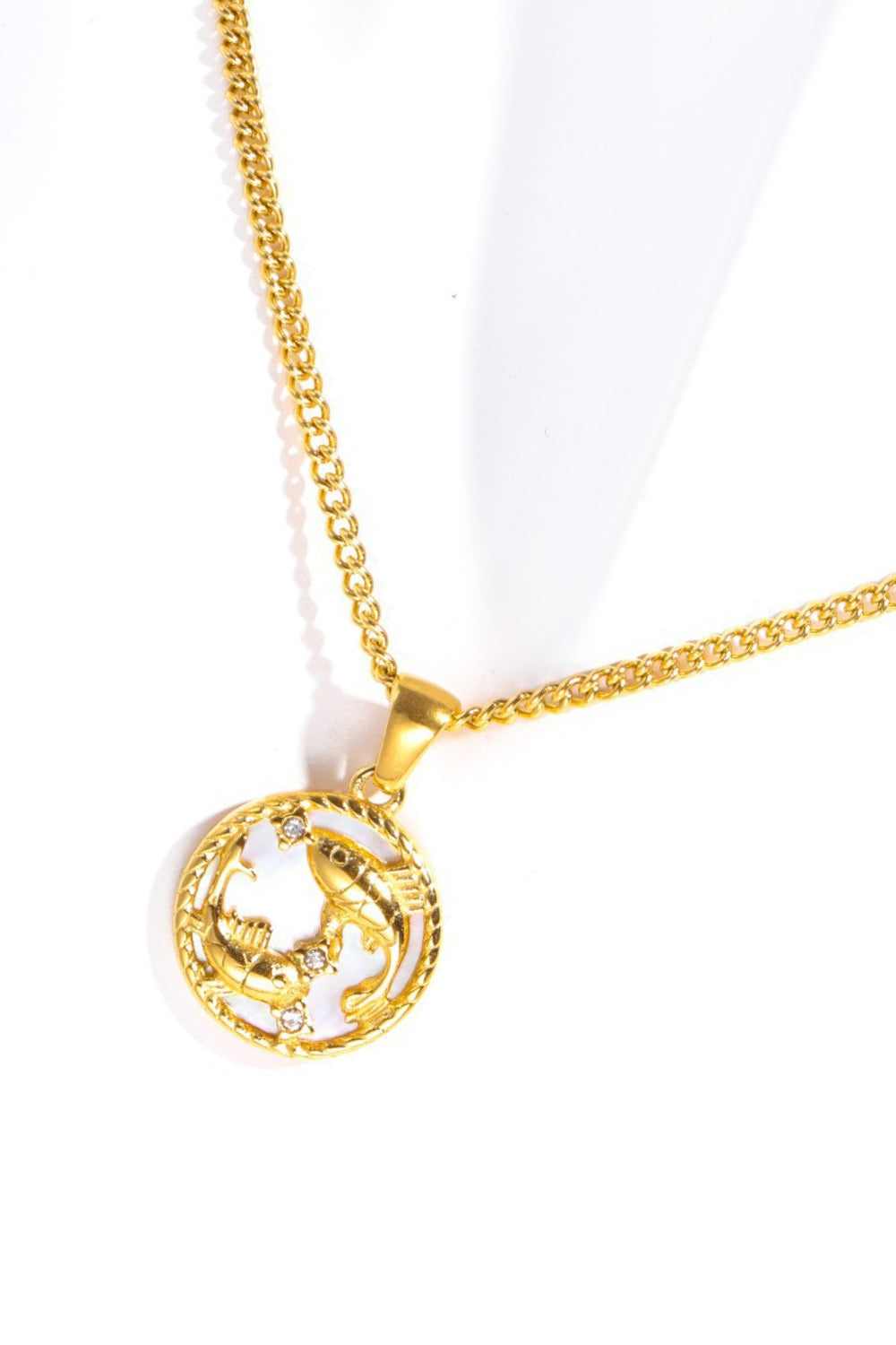 Constellation Pendant Stainless Steel Necklace 