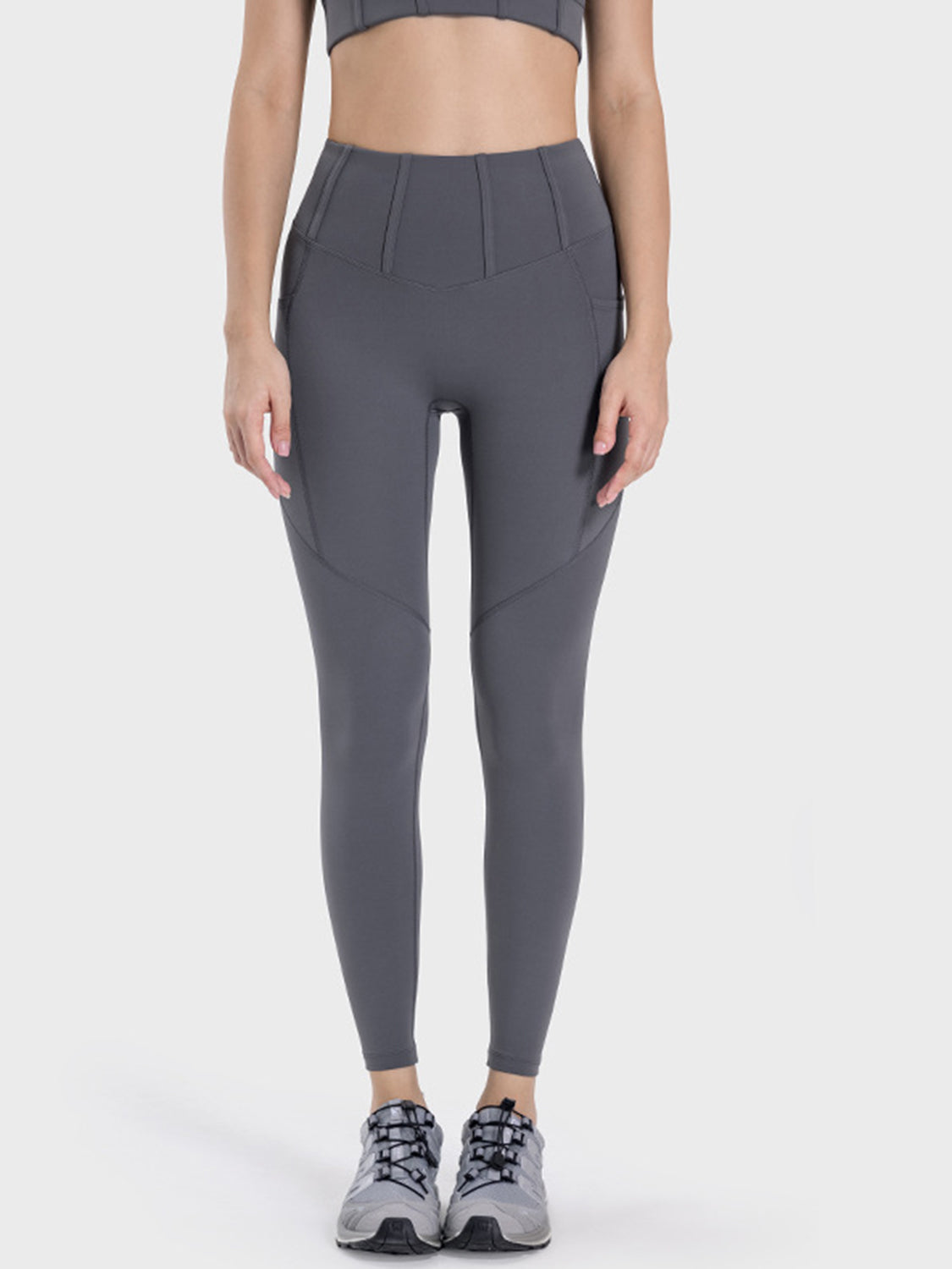 Millennia Pocketed High Waist Active Leggings 