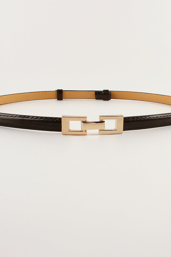 PU Skinny Belt 