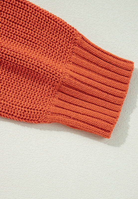 THANKS GIVING Round Neck Long Sleeve Sweater 