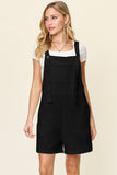 Double Take Full Size Texture Sleeveless Romper 