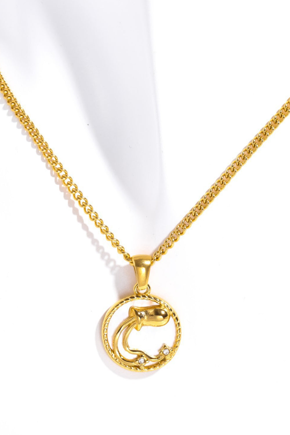 Constellation Pendant Stainless Steel Necklace 