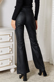Kancan Slit Flare Leg Pants 