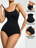 Basic Bae Full Size Scoop Neck Butt Lifting Bodysuit 