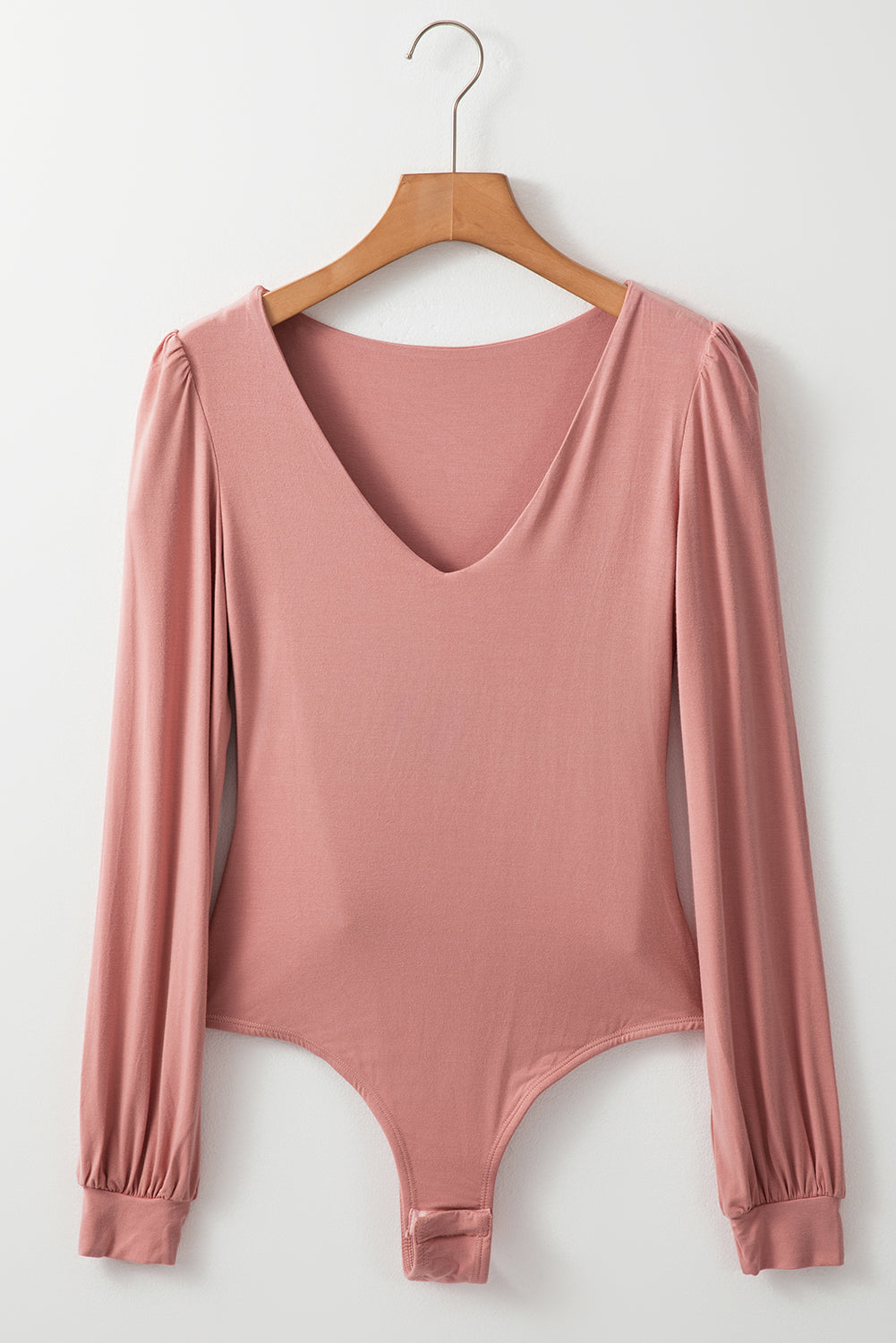 V-Neck Long Sleeve Bodysuit 