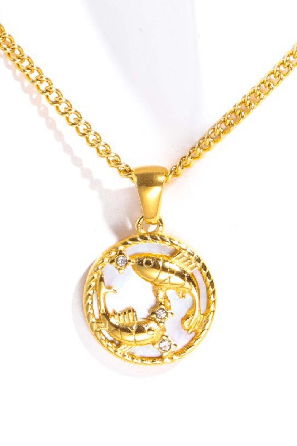 Constellation Pendant Stainless Steel Necklace 