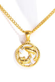 Constellation Pendant Stainless Steel Necklace 